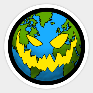 Halloween Earth 2020 Sticker